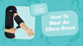 How To Wear A Tennis Elbow Brace [upl. by Dinnie]