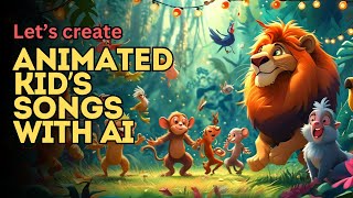 Lets create a kids song with AI  A step by step guide [upl. by Gonick]