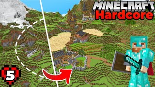 I Built a FARMING VILLAGE  Minecraft 118 Hardcore Survival Lets Play  Ep 5 [upl. by Saunders]