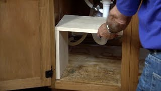 How to Create a Storage Shelf for the Kitchen Sink [upl. by Julian]