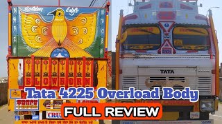 Tata 4225 full overload body buy Luxmi Truck body builders sirhind [upl. by Yrrem]