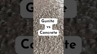 Gunite vs Concrete A Beginners Guide to Construction Materials 🚧 shorts [upl. by Cida668]