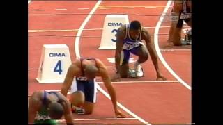 1999 World Championships 200m Semifinal 1 Seville Spain [upl. by Shep30]