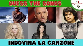 GUESS THE ITALIAN SONG  INDOVINA LA CANZONE ITALIANA [upl. by Hudgens]