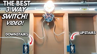 How To Wire A 3Way Switch System Explained 2022  Video For Beginners DIY Step By Step Tutorial [upl. by Poucher]