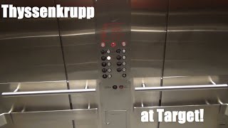 Thyssenkrupp Hydraulic Elevator  Target  Minneapolis MN [upl. by Edison377]