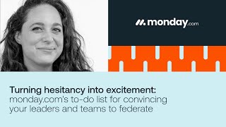 Turning hesitancy into excitement mondaycoms todo list for convincing your leaders to federate [upl. by Crescentia]