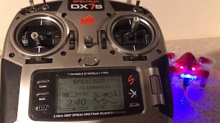 Spektrum DX7S setup for Inductrix FPV  Plus [upl. by Ready]