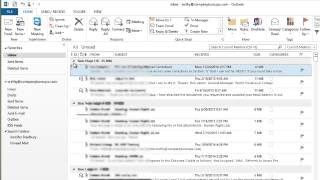 Microsoft Outlook  Sorting Email [upl. by Jodoin]