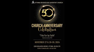 Ottawa Adventist Church Live Stream  November 292024 [upl. by Helmer644]