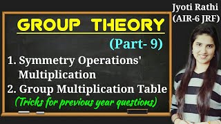 Group Multiplication table of Symmetry operationsC2v point groupWater moleculeGroup theory Hindi [upl. by Homer698]