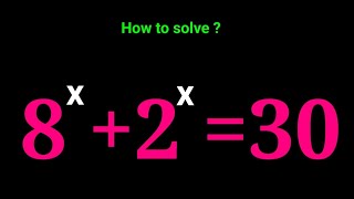 Math Exponential Problem [upl. by Gnak]