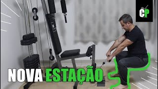 Estação de musculação  Exercícios de perna [upl. by Aicenaj]