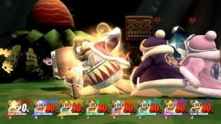 SSB4 King Dedede Final Smash 8 Players [upl. by Mayeda]