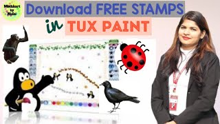 TUX PAINT Stamp Tool [upl. by Hyrup165]