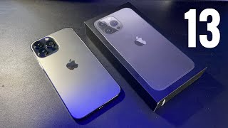 iPhone 13 Pro Max Graphite  Unboxing Setup and First Impressions [upl. by Larissa]