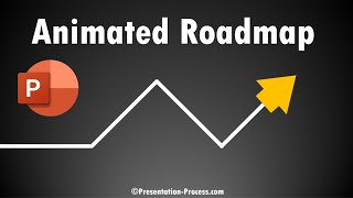 Leading Arrow Roadmap Animation in PowerPoint [upl. by Arak]