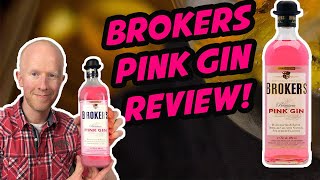 Brokers Pink Gin Review [upl. by Ettolrahs]