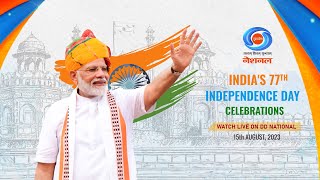 Indias 77th Independence Day Celebrations – PM’s address to the Nation  LIVE from the Red Fort [upl. by Enomsed632]