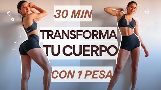 30 min rutina FULL BODY  GANA MÚSCULO  QUEMA GRASA para MUJERES –CUERPO COMPLETO  ILI LIFE [upl. by Eiramaneet392]