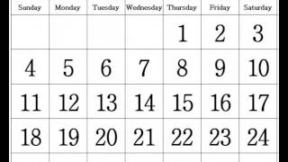 2011 calendar printable free [upl. by Gabey]