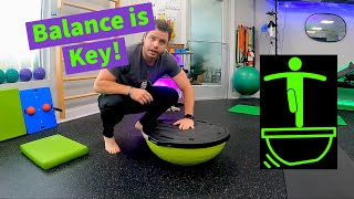 Bosu Ball Balance Single Leg [upl. by Radcliffe]