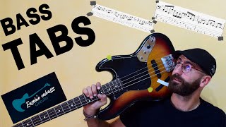 Amy Winehouse  Back To Black BASS COVER  TAB  SCORE [upl. by Darian]