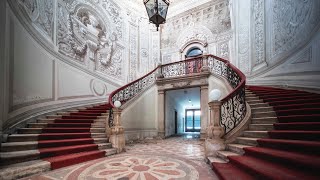 Hidden Abandoned Palace in Portugals capital Lisbon  Burnay Palace [upl. by Arno512]