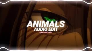 animals  maroon 5 edit audio [upl. by Drobman986]