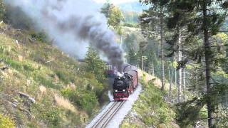 Narrow gauge steam trains in the Harz Mountains Germany best of 2010 [upl. by Terrab]