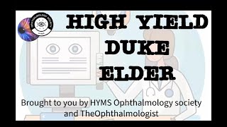 High Yield Ophthalmology For Medical Finals  How I got top 10 for the Duke Elder Exam [upl. by Abihsot]