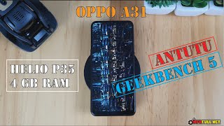 Oppo A31 Antutu benchmark amp Geekbench 5 test [upl. by Sirtimid655]