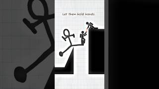 Let them hold hand  gaming stickman draw2save [upl. by Tempa]