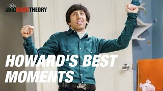 Howards Best Moments  The Big Bang Theory [upl. by Dwan738]