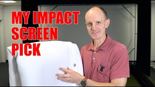 Impact Screen for Golf Simulator  My Pick [upl. by Aymer]