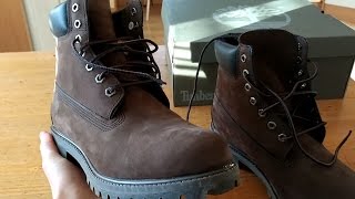 Timberland 6 Inch Premium Waterproof Boots UNBOXING [upl. by Natsuj]