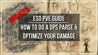 ESO How to do a DPS Parse and Optimize Your Damage Guide [upl. by Ahsemik253]