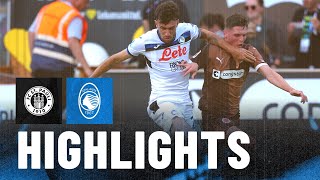 Amichevole StPauliAtalanta 30 gli highlights [upl. by Whallon]