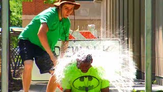 Throwing Water Balloons at People Prank Part 2 [upl. by Jennee]