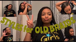 20 STYLESWAYS to do OLD BOX BRAIDS [upl. by Fricke433]