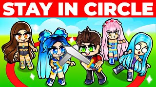 Stay In The CIRCLE In Roblox [upl. by Stclair]