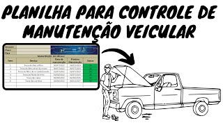 Planilha para CONTROLE DA MANUTENÇÃO de veículos e reduzir custos com manutenção corretiva [upl. by Myra]