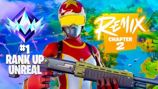 Chapter 2 UNREAL RANK SPEEDRUN 🏆 Fortnite OG Remix 1 Controller Player with HANDCAM 🎮 👑 [upl. by Eldrid]