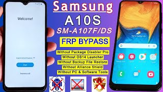 Samsung A10S Frp Bypass Android 11 Samsung SMA107F FRP Unlock Forgotten Google Account After Reset [upl. by Nrev]