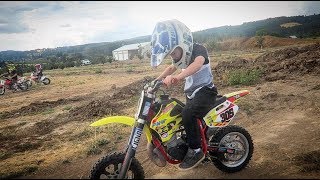 Mason Thinks Hes Ready For a Cobra 50 Dirt Bike [upl. by Eceirtal]