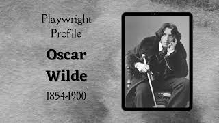 Playwright Profile Oscar Wilde [upl. by Einor]