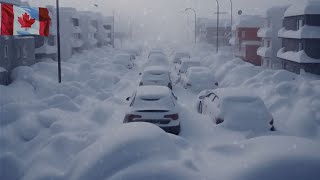 Canada Is Freezing Millions of homes and cars are buried in snow in Nova Scotia [upl. by Tolliver]