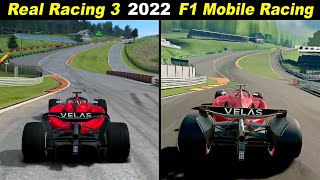 Real Racing 3 vs F1 Mobile Racing 2022 • Graphics Comparison [upl. by Obla]