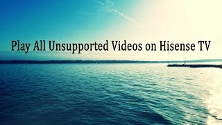 Play All Unsupported Videos on Hisense TV [upl. by Ahsimot294]