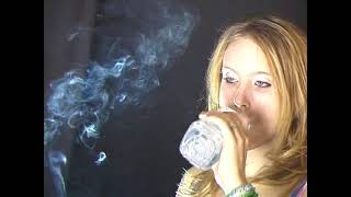 Shy girl smoking unfiltered cigarettes in her 1st video [upl. by Artemla]